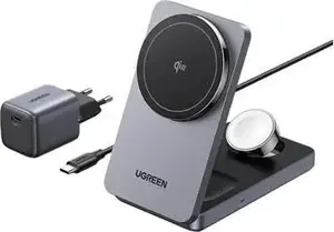 Wireless charger UGREEN 3-in-1 25W model 45025 for phone, earbuds and smartwatch