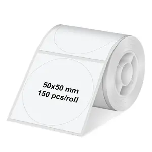 Self-adhesive printer labels Olympia 6324 — white, 5 cm diameter, 150 pcs, 54×53×58 mm pack