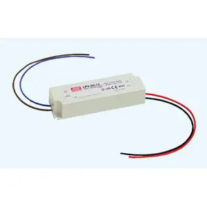 Barošanas bloks MW Mean Well LPV-20-24, 24 V, 20 W, AC 90–264 V, 50–60 Hz, balts, 118×26×35 mm