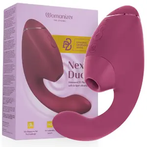 WOMANIZER Duo Next dual clitoral & G-spot stimulator, Dusky Pink