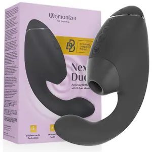 WOMANIZER Duo Next dual clitoral & G-spot stimulator, black