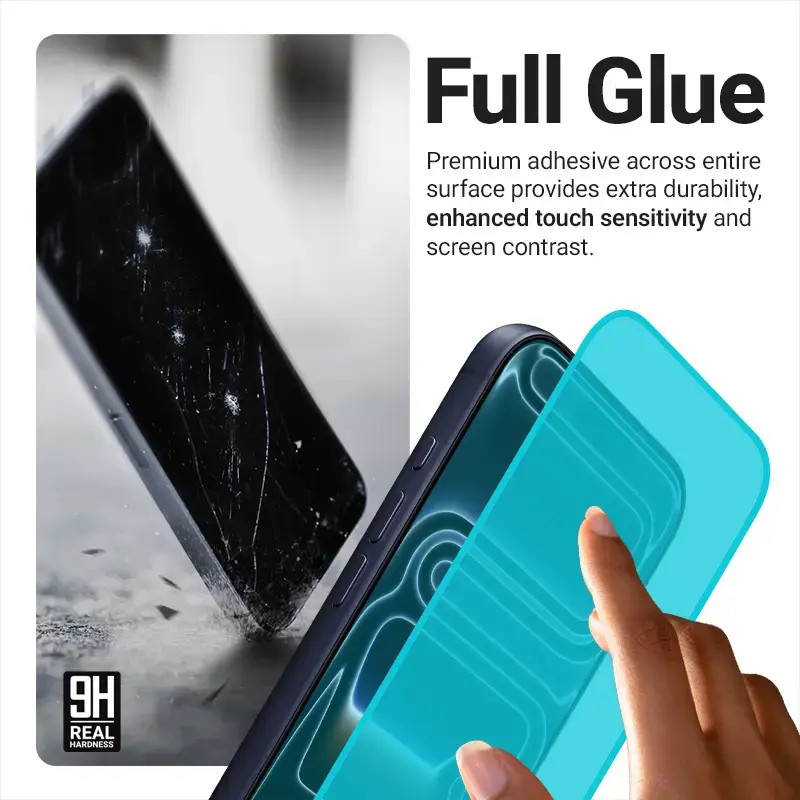 Crong EasyShield 2-Pack закалённое стекло для iPhone 17 / 17 Pro Photo 4