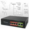 Ethernet PoE slēdzis QOLTEC 52289 4xRJ45 2xUplink Photo 3