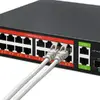 QOLTEC 52292 Gigabit PoE Switch 16xRJ45 2xSFP Photo 2