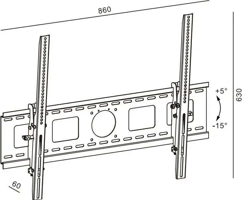 TV mount TB TB-851 for TVs up to 100" Photo 5