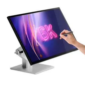 Монитор ALOGIC Clarity Touch 32C6KPDTF 32 дюйма, 6K Ultra HD, 6016 x 3384, IPS, сенсорный экран, серебристый/черный
