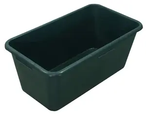Construction mortar tub MEGA model 35599 — 90 L, transport handles, 77×53×31 cm