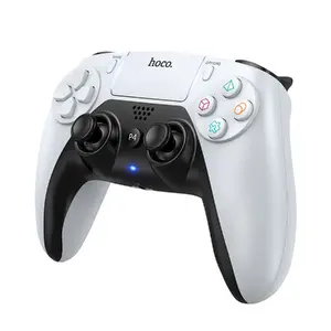 Bezvadu spēļu kontrolieris HOCO GA1 priekš PlayStation PS4 / PS5 — balts