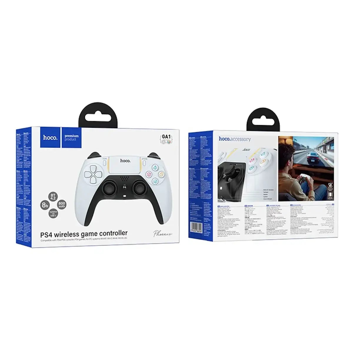 HOCO GA1 bezvadu kontrolieris priekš PS4 / PS5 Photo 2