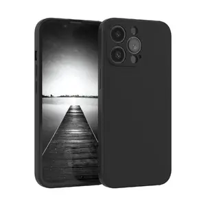 Задняя накладка из жидкого силикона Riff для Xiaomi Redmi Note 15 Pro 5G — черная