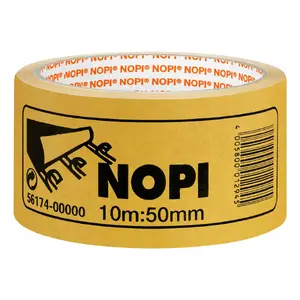 Līmlente Tesa 56174 balta 10 m x 50 mm priekš kartona, stikla, metāla, papīra, plastmasas, tērauda