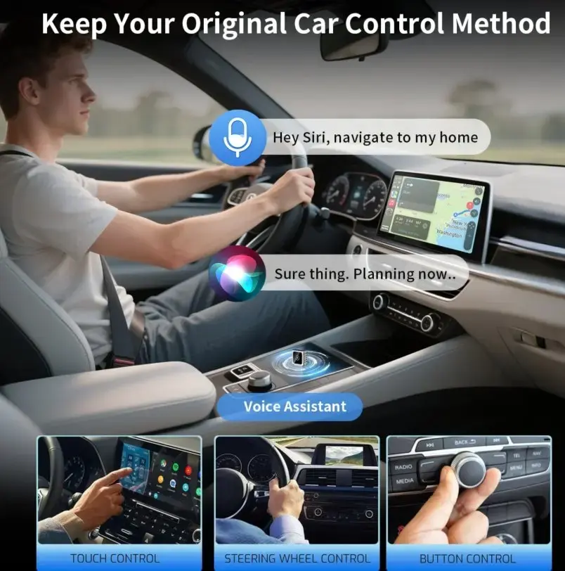 SWISSTEN CarLink адаптер — Apple CarPlay / Android Auto Photo 7