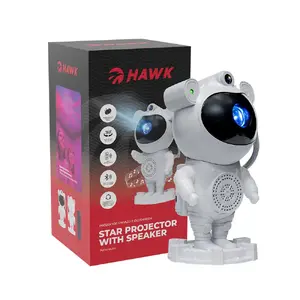 Star projector lamp Hawk HW-STAR01 with built-in speaker — galaxy light projector