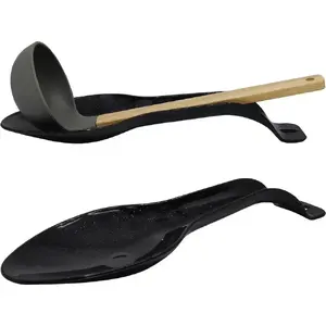Kitchen utensil stand ORION 120236 — black spoon ladle spatula holder