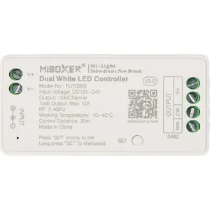 LED Strip CCT Controller MiBoxer FUT035S 12A for Tunable White RGBW/CCT LED Strips