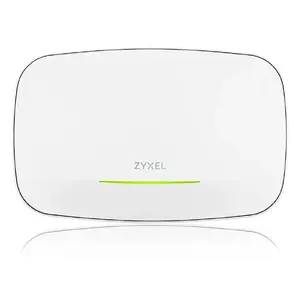 Wireless access point Zyxel NWA240BE — dual/tri‑band 2.4/5/6 GHz, PoE, 1x RJ‑45, white