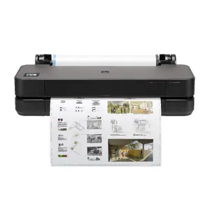 24 collu HP Designjet T230 lielā formāta printeris — 2400 x 1200 DPI, maksimāls 610 x 1897 mm, 512 MB, Ethernet