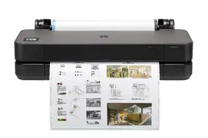 HP Designjet T230 24-inch Color Large Format Printer Thermal Inkjet 2400 x 1200 DPI Wi-Fi Ethernet