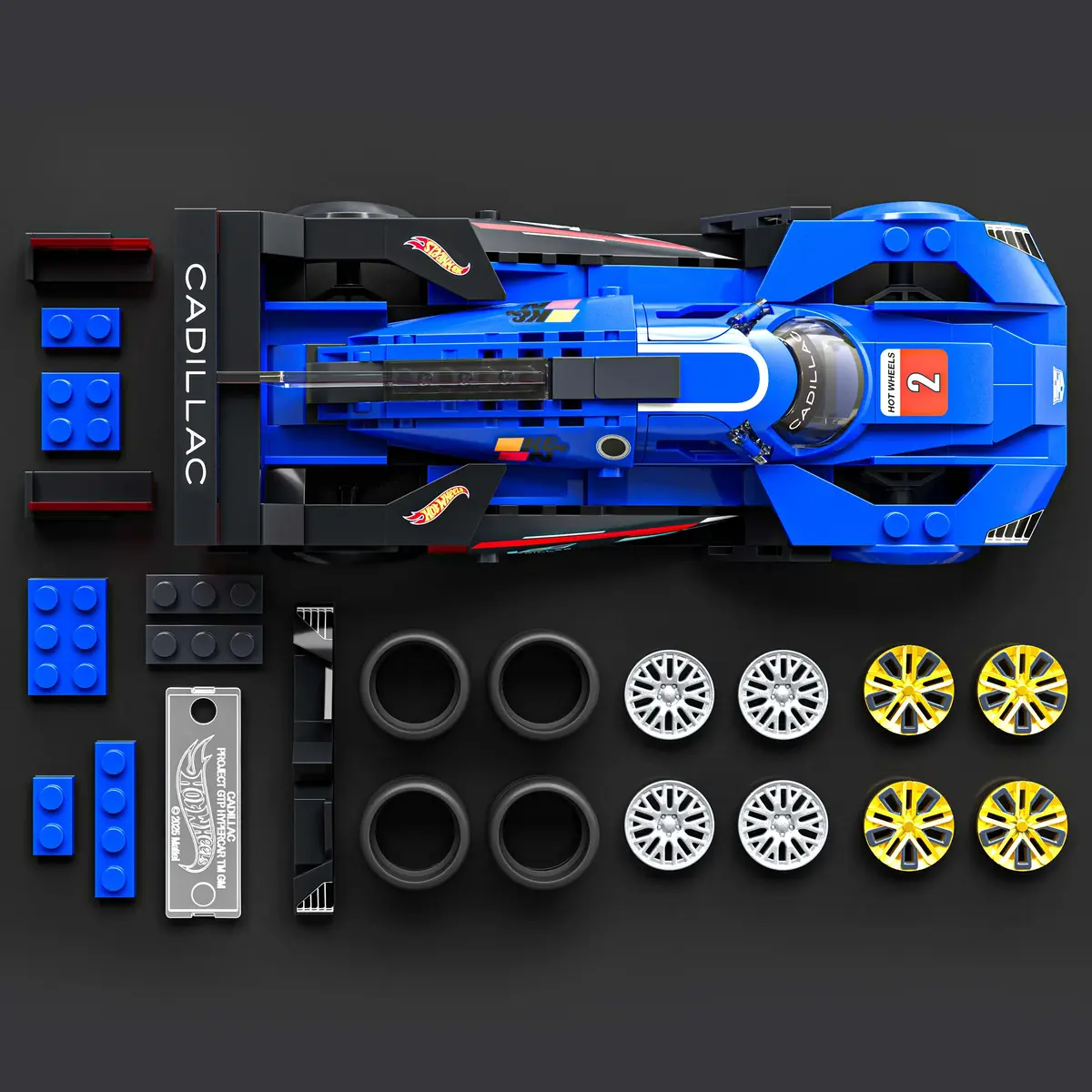 Конструктор MEGA Mattel Brick Shop Hot Wheels Cadillac GTP Photo 4