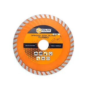 Dimanta griezējdisks TURBO, Polax, 125×7×2.1×22.23 mm