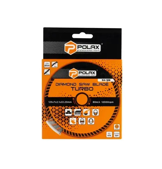 Dimanta disks Polax TURBO 125×7×2.1×22.23 mm Photo 3
