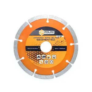 Dimanta griešanas disks Polax SEGMENT 125×7×2,1×22,23 mm mūra un betona griešanai
