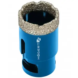 Dimanta kroņurbis HOGERT HT7D284 28 mm cieto materiālu urbšanai