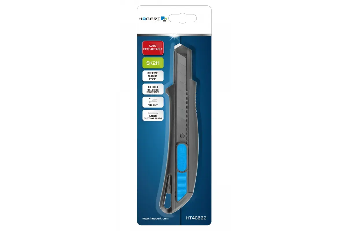 Retractable Utility Knife HOGERT HT4C632 Photo 3