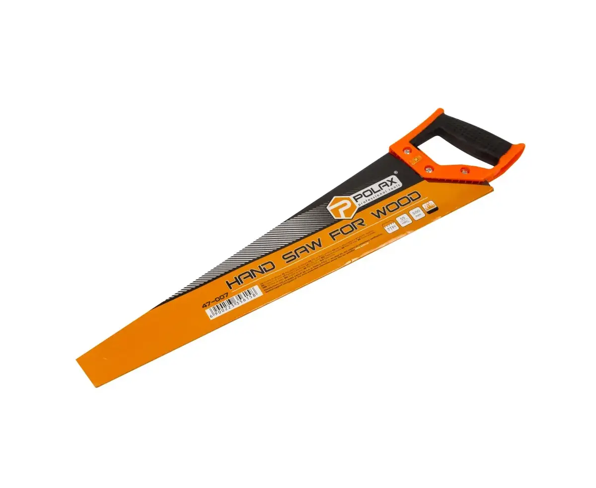 Hand saw Polax 500 mm 7 TPI 55 HRC 47-007 Photo 3