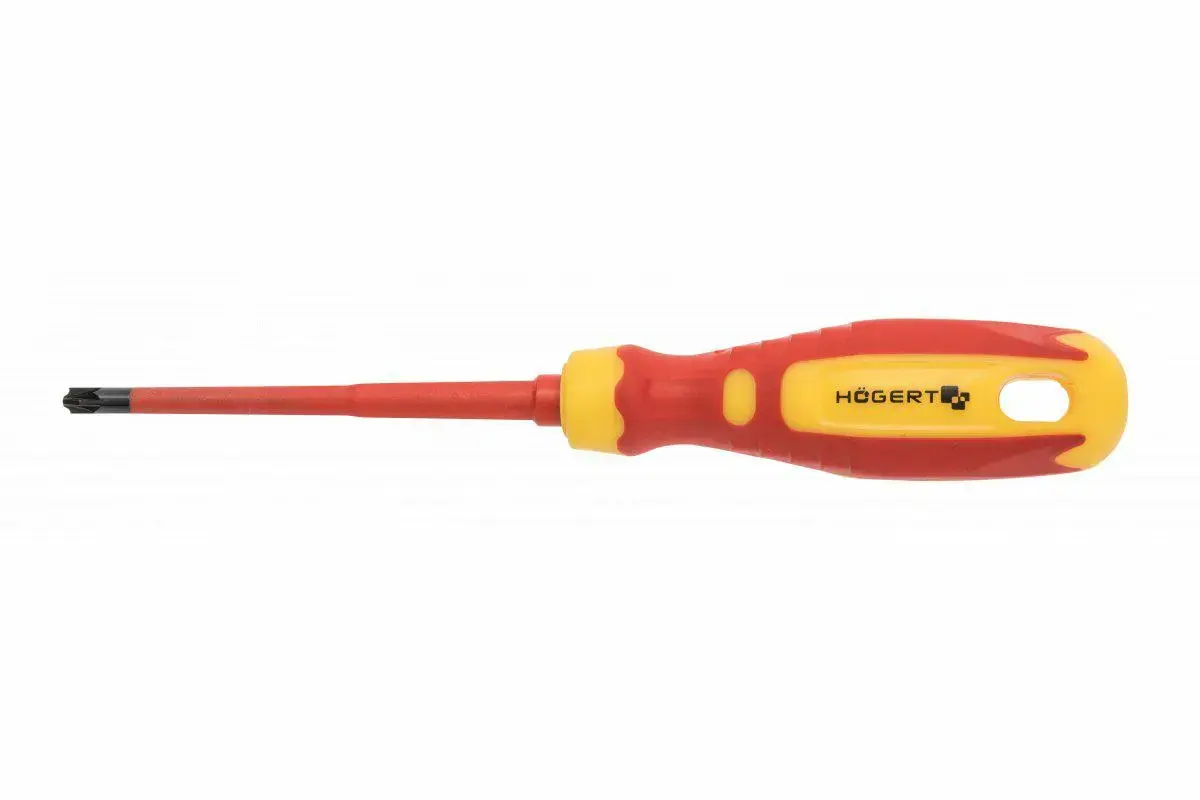 Изолированная отвертка HOGERT HT1S977-1 PZ2/SL6×100 мм Photo 2