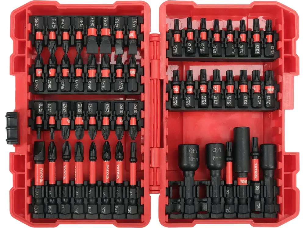 Bit set YATO YT-04617 — 54 pcs S2 steel Photo 2