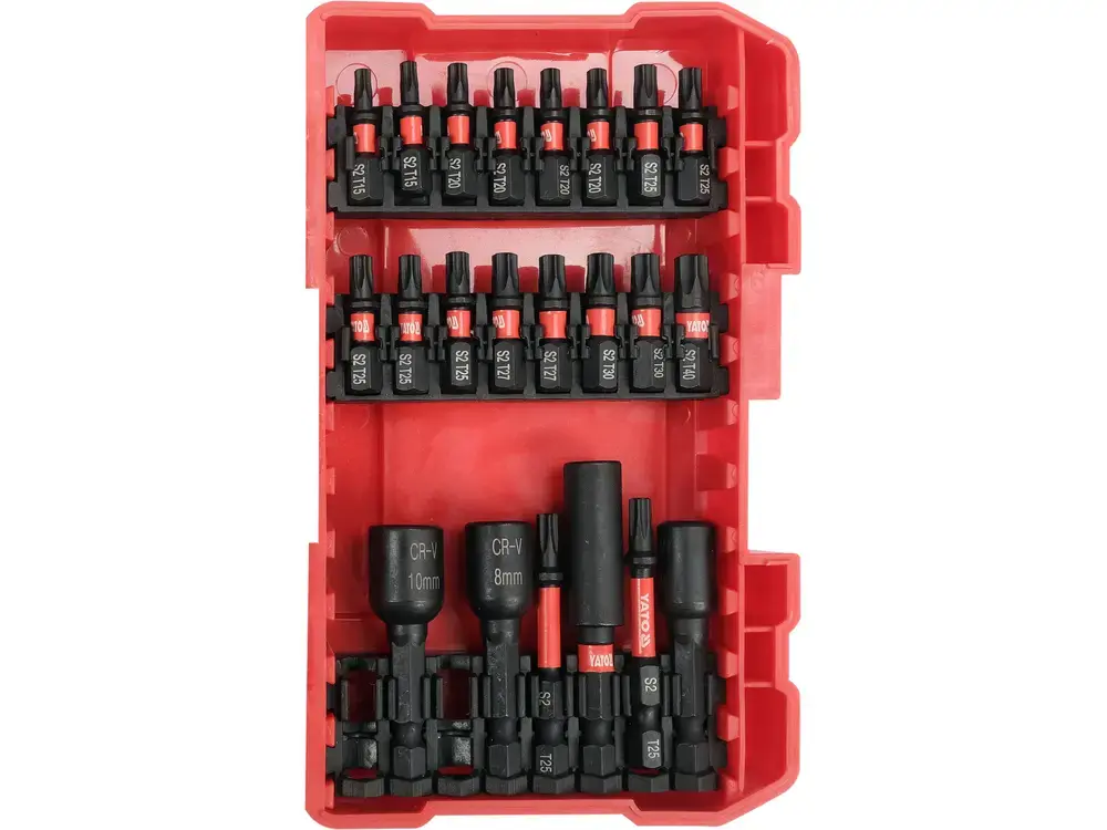 Bit set YATO YT-04617 — 54 pcs S2 steel Photo 4