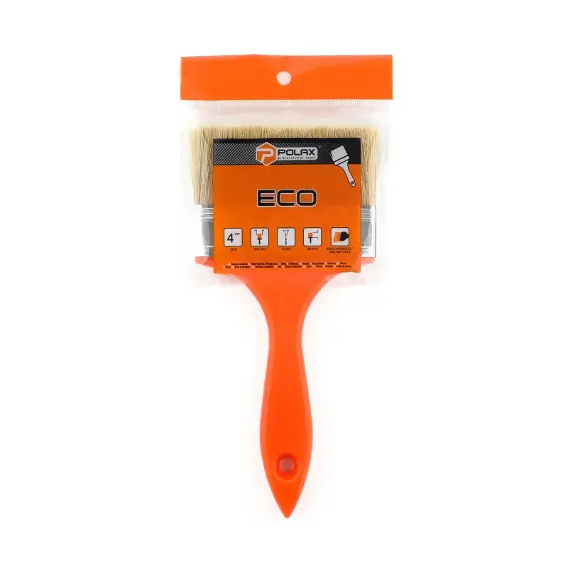 Flat paint brush Polax ECO 4" / 100 mm Photo 3