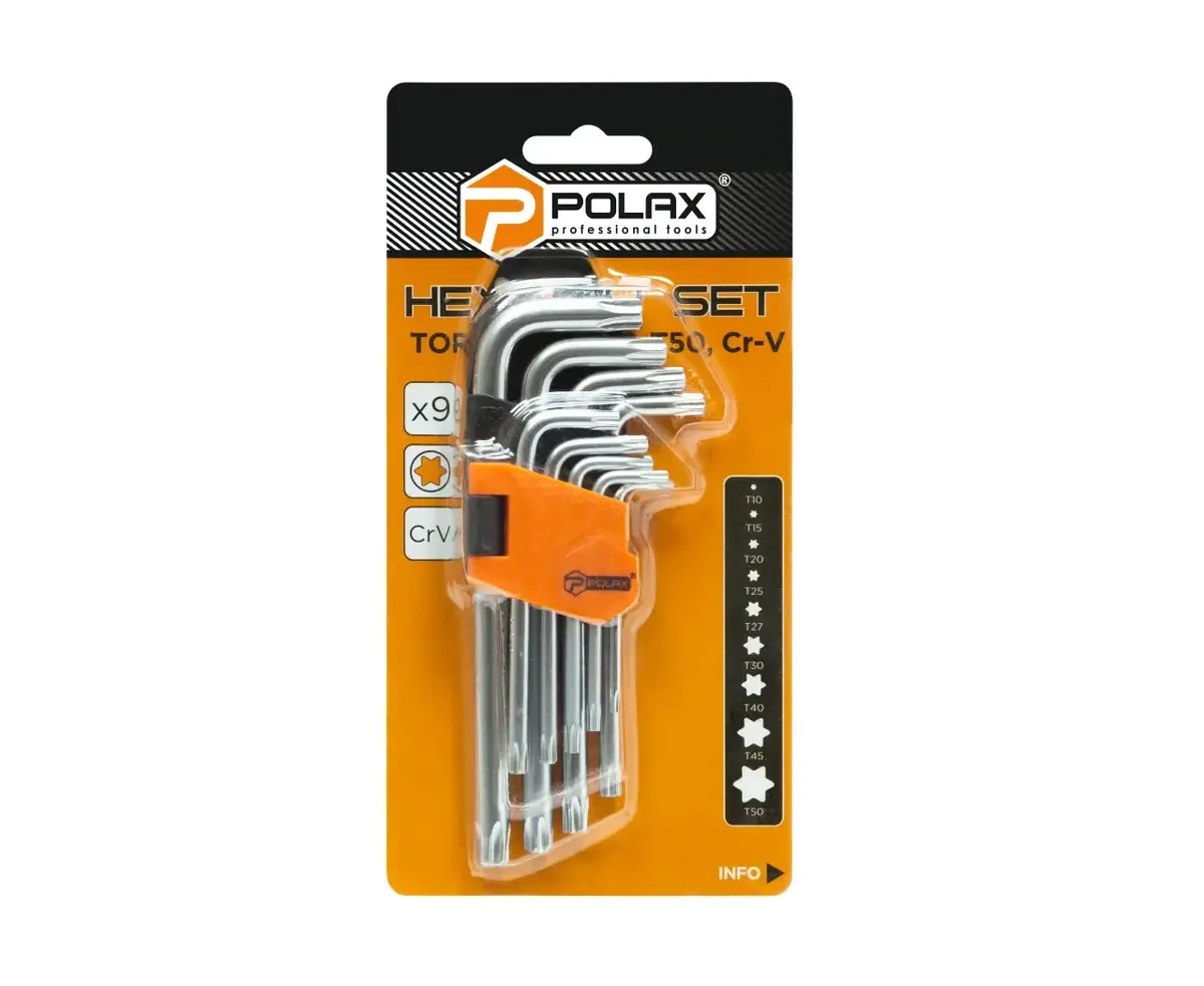 Набор TORX Polax 25-007 T10–T50 Photo 3
