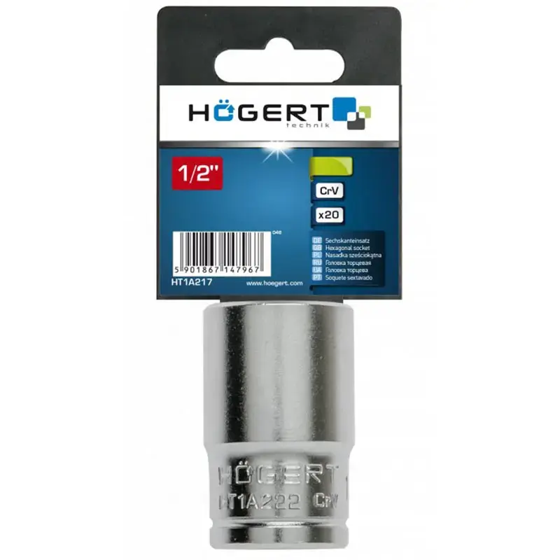 Головка HOGERT HT1A222 1/2" 22 мм Photo 2