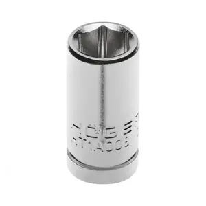 Socket wrench 1/4" 13 mm HOGERT HT1A013, chrome-plated drive