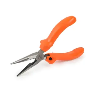 Long straight pliers Polax 160 mm — 160mm length, straight jaws