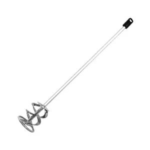 Mixer paddle Polax HEX 31-005, 60×400 mm — paint and mortar mixing tool