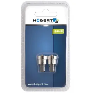 Насадки для гипсокартона HOGERT PH2, 2 шт., модель HT1S432