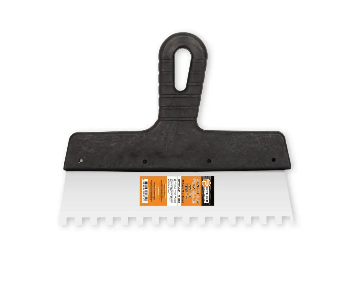 Putty knife Polax 250 mm 8x8 mm (111-063) Photo 3