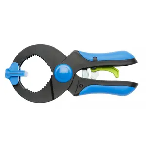 Clamp with ratchet release HOGERT HT3B954 — 200 mm, steel spring clamp