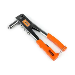Hand Riveter Polax 37-001 for 2.4–4.8 mm Rivets, Chrome Finish