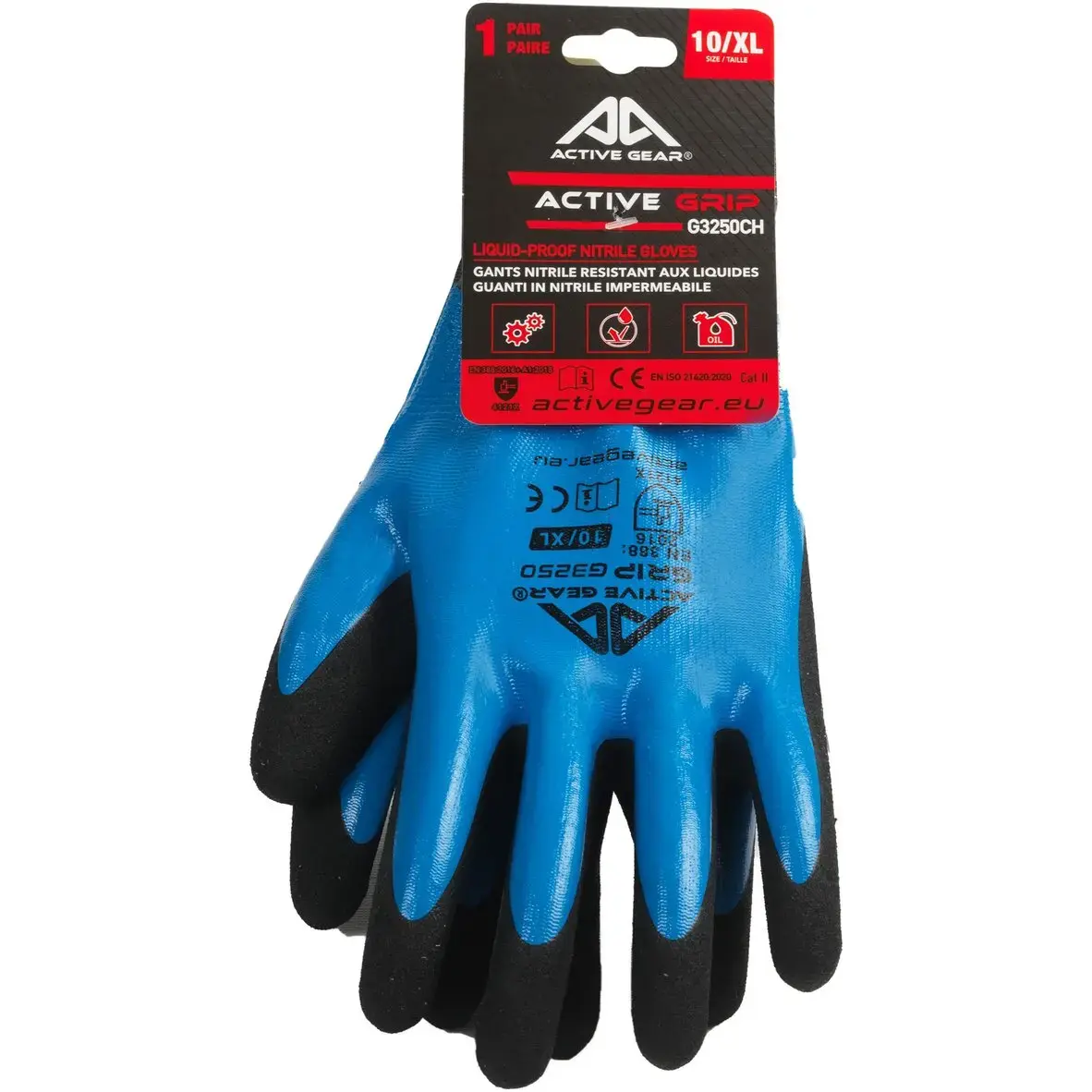 Darba cimdi Active Gear G3250CH, 10/XL Photo 2