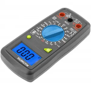 Цифровой мультиметр HOGERT HT1E602 — универсальный, диапазон напряжения 0–750 В