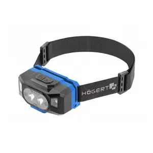 Налобный фонарь HOGERT HT1E423 — USB перезаряжаемый светодиодный фонарь