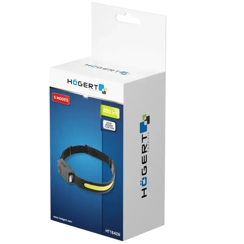 Налобный фонарь HOGERT HT1E426 COB USB LED Photo 3