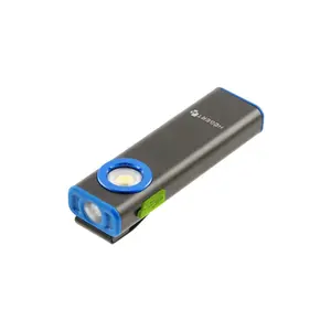 Карманный фонарь HOGERT HT1E417 — 800 лм, 5 режимов, IP54, алюминиевый корпус, зарядка USB-C