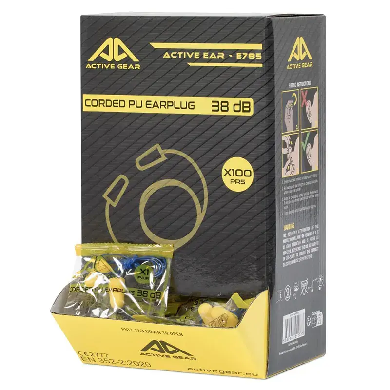 Ausu aizbāžņi ar auklu Active Gear E785 Photo 3