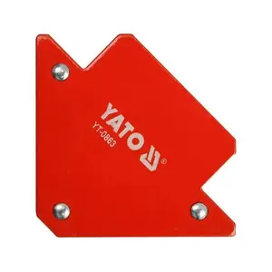 Угловой зажим YATO YT-0863 — сталь, 82×13×120 мм, красный