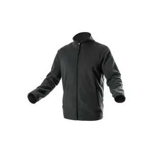 Fleece jacket HOGERT HT5K384-L, black, size L, unisex